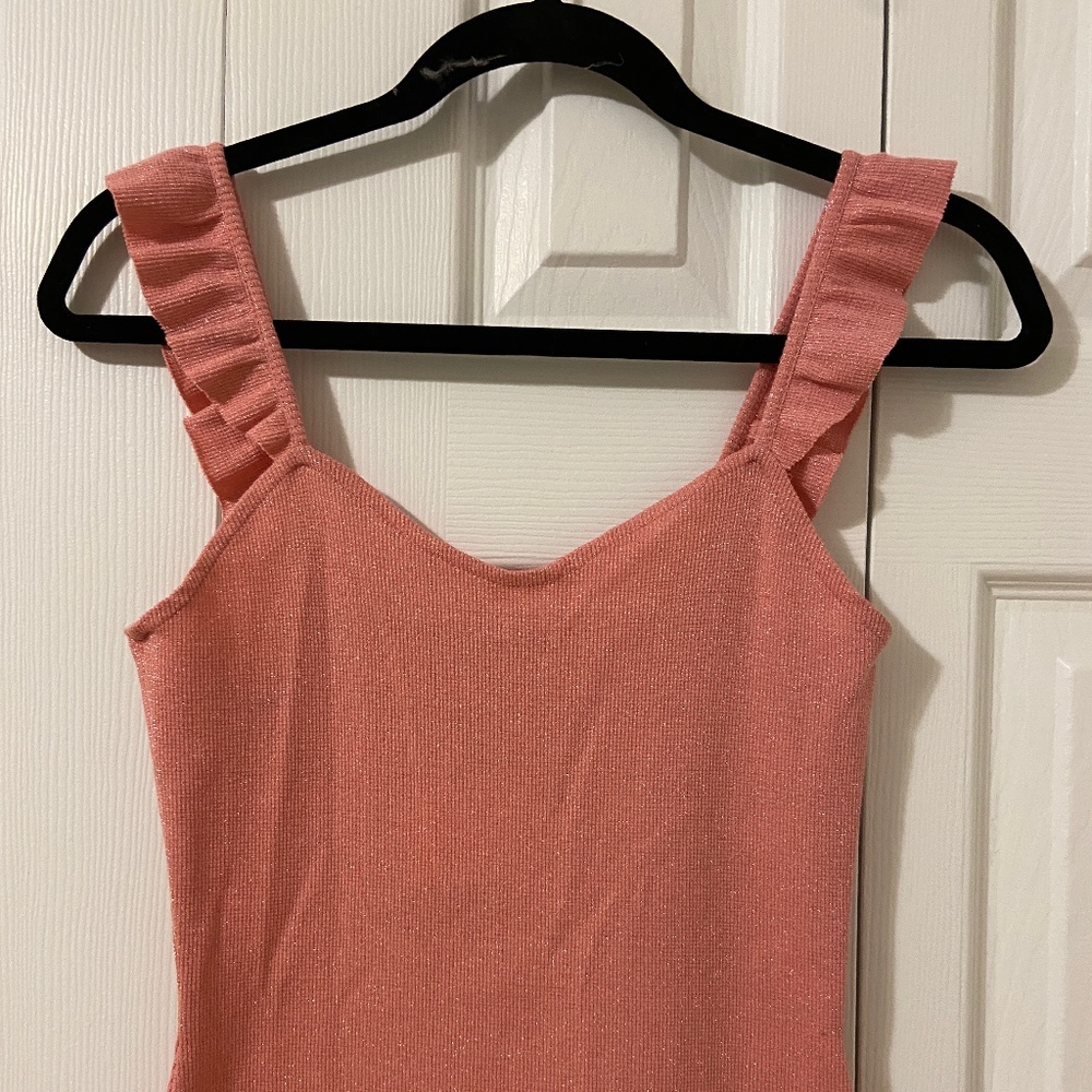 Brand New with Tags - Pull&Bear -Barbie Glitter Pink Bodycon Dress